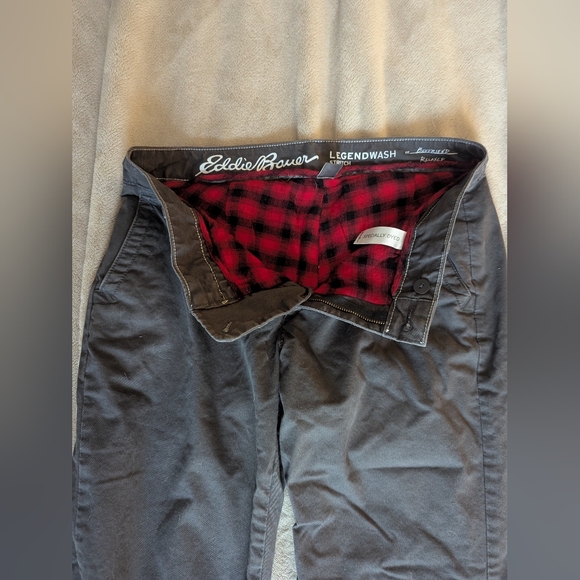 Eddie Bauer Flannel Lined Pants - Picture 2 of 8